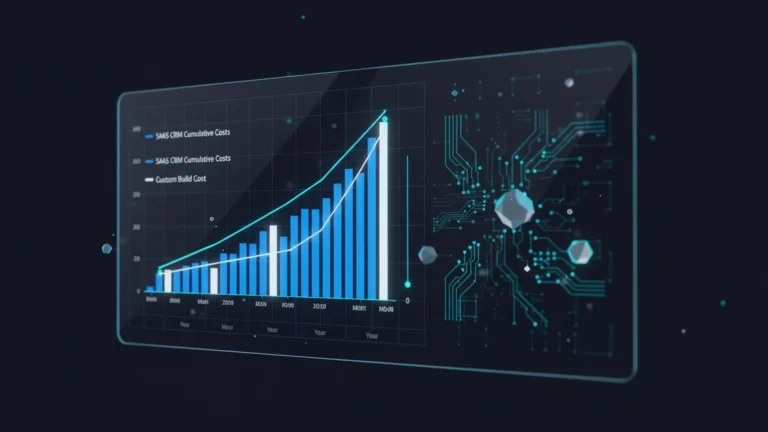 Forex CRM cost comparison SaaS vs custom build total cost of ownership - DivulgeTech